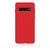 Husa Lemontti Husa Liquid Silicon Samsung Galaxy S10 Plus G975 Red (protectie 360°, material fin, captusit cu microfibra)