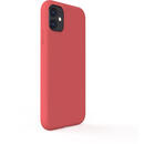 Husa Lemontti Husa Silicon Soft Slim iPhone 11 Santa Red (material mat si fin, captusit cu microfibra)