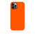 Husa Lemontti Husa Liquid Silicon iPhone 12 / 12 Pro Orange (protectie 360°, material fin, captusit cu microfibra)