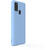 Husa Lemontti Husa Silicon Soft Slim Samsung Galaxy A21s Light Blue (material mat si fin, captusit cu microfibra)