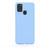 Husa Lemontti Husa Silicon Soft Slim Samsung Galaxy A21s Light Blue (material mat si fin, captusit cu microfibra)