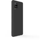 Husa Lemontti Husa Silicon Soft Slim Samsung Galaxy A42 Black (material mat si fin, captusit cu microfibra)