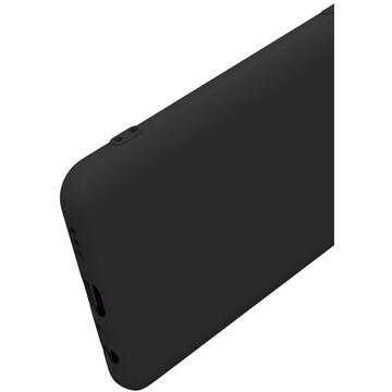 Husa Lemontti Husa Silicon Soft Slim Oppo Reno4 Lite Black (material mat si fin, captusit cu microfibra)