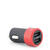 Lemontti Incarcator Auto 3.1A Dual USB Type-C Negru-Rosu (cablu detasabil)-T.Verde 0.1 lei/buc