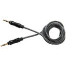 Accesorii Audio Hi-Fi Lemontti Cablu Audio Jack 3.5mm Negru 1m (impletitura textila, protectie metalica)-T.Verde 0.1 lei/ buc