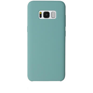 Husa Just Must Carcasa Liquid Silicone Samsung Galaxy S8 Plus G955 Sea Blue