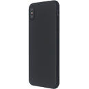 Husa Just Must Carcasa Uvo iPhone XS Max Black (material fin la atingere, slim fit)