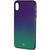 Husa Just Must Carcasa Glass Gradient iPhone XS Max Purple-Green (spate din sticla)