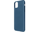 Husa Just Must Carcasa Uvo iPhone 11 Pro Navy (material fin la atingere, slim fit)