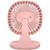 Baseus Ventilator Pudding Shaped Fan Pink (incarcare USB, 5V, 1A)