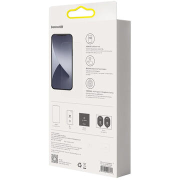 Baseus Folie Sticla Anti-Bluelight iPhone 12 Mini White (2 buc/pack, 0.3mm)