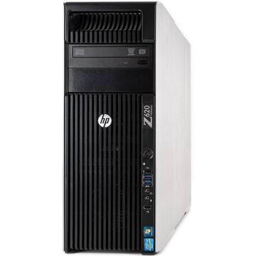 Desktop Refurbished Workstation HP Z620 Tower, 2x Intel Xeon HEXA Core E5-2630 2.30-2.80GHz, 32GB DDR3 ECC, 1TB HDD + 240GB SSD NOU, nVidia Quadro K2200/4GB GDDR5