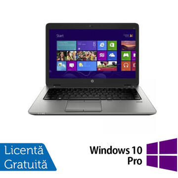 Laptop Refurbished Laptop HP EliteBook 820 G1, Intel Core i5-4300U 1.90GHz, 4GB DDR3, 120GB SSD, 12.5 Inch, Webcam + Windows 10 Pro