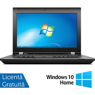 Laptop Refurbished Laptop Lenovo ThinkPad L430, Intel Core i5-3210M 2.50GHz, 8GB DDR3, 120GB SSD, DVD-RW, 14 Inch, Webcam + Windows 10 Home