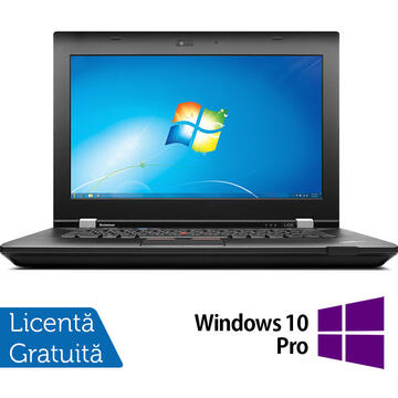 Laptop Refurbished Laptop Lenovo ThinkPad L430, Intel Core i5-3210M 2.50GHz, 8GB DDR3, 120GB SSD, DVD-RW, 14 Inch, Webcam + Windows 10 Pro