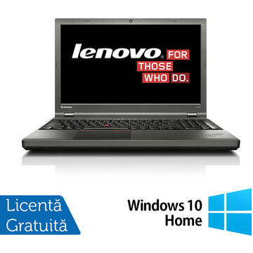 Laptop Refurbished Laptop LENOVO ThinkPad T540P, Intel Core i7-4810MQ 2.80GHz, 8GB DDR3, 240GB SSD, DVD-RW, Full HD, Fara Webcam, 15.6 Inch + Windows 10 Home