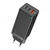 Incarcator de retea Baseus Incarcator Retea 3 Ports GaN Quick Travel Charger Plug EU Black (2 x Type-C, 1 x USB)-T.Verde 0.1 lei/buc