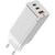 Incarcator de retea Baseus Incarcator Retea 3 Ports GaN Quick Travel Charger Plug EU White (2 x Type-C, 1 x USB)-T.Verde 0.1 lei/buc
