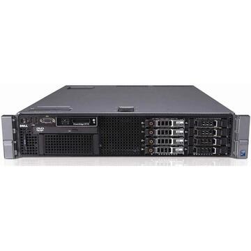 Server Refurbished Server Dell PowerEdge R710, 2x Intel Xeon Quad Core E5540 2.53GHz - 2.80GHz, 32GB DDR3 ECC, 2x 600GB SAS/10k-2,5 inch, Raid Perc 6i, Idrac 6, 2 surse redundante