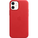 Husa Apple Husa Original Leather iPhone 12 Mini, MagSafe, Red