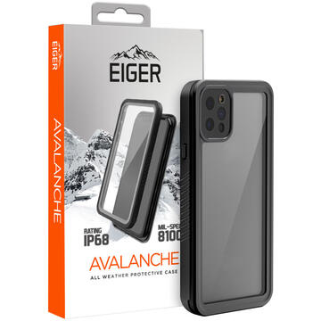 Husa Eiger Husa Avalanche iPhone 12 / 12 Pro Black (outdoor)