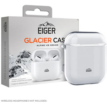 Husa Eiger Husa Glacier Case Airpods Generation 1/2 Clear