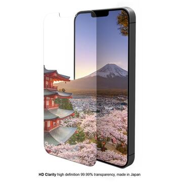 Husa Eiger Folie Sticla Temperata iPhone 12 Pro Max Clear (9H, 2.5D, 0.33mm)