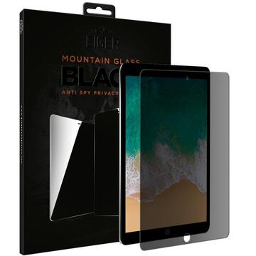 Husa Eiger Folie Sticla 2.5D Mountain Glass Privacy iPad Air 3 (2019) / iPad Pro 10.5 inch Black (0.33mm, 9H)