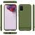 Husa Enkay Husa Carbon Fiber Samsung Galaxy S20 Plus Green