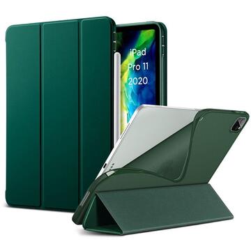 Esr Husa Rebound Serie iPad Pro 11 inch 2020 (2nd generation) Verde, Acopera intreaga tableta