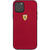 Husa Ferrari Husa On Track Perforated iPhone 12 / 12 Pro Rosu