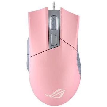 Mouse gaming Asus ROG Gladius II Origin LTD roz