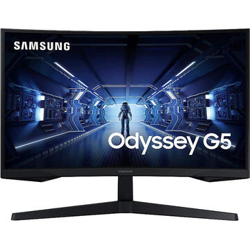 Monitor LED Samsung 32" LC32G55TQWRXEN Curbat 1 ms Negru