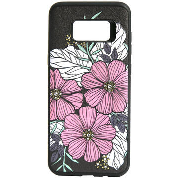 Husa Occa Carcasa Artist Samsung Galaxy S8 Plus G955 Flower Bloom (3D print cu cristale)