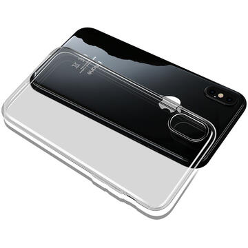 Husa Mcdodo Carcasa Crystal Soft Slim Jacket iPhone X / XS Black