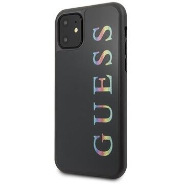 Husa Guess Husa Glitter Logo iPhone 11 Negru