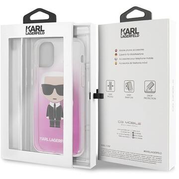 Husa Karl Lagerfeld Husa Gradient Ikonik iPhone 11 Roz