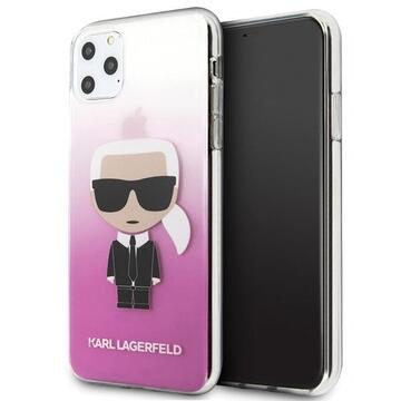 Husa Karl Lagerfeld Husa Gradient Ikonik iPhone 11 Pro Max Roz