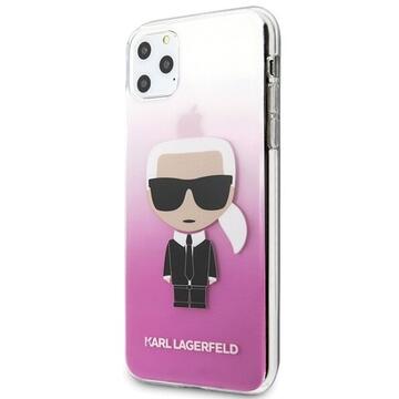 Husa Karl Lagerfeld Husa Gradient Ikonik iPhone 11 Pro Max Roz