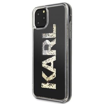 Husa Karl Lagerfeld Husa Glitter Logo iPhone 11 Pro Max Negru
