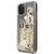 Husa Karl Lagerfeld Husa Glitter iPhone 11 Pro Max Negru &amp; Auriu