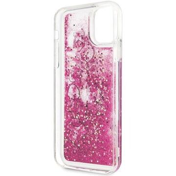 Husa Karl Lagerfeld Husa Glitter iPhone 11 Pro Max Roz Auriu