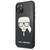 Husa Karl Lagerfeld Husa Ikonik Glitter Karl's Head iPhone 11 Pro Negru