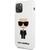Husa Karl Lagerfeld Husa Silicon Ikonik iPhone 11 Pro Max Alb