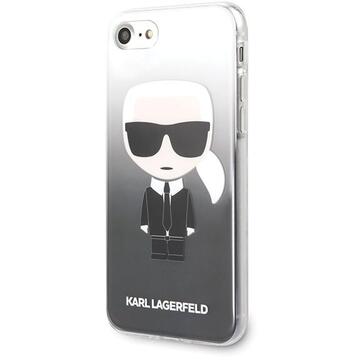 Husa Karl Lagerfeld Husa Gradient Ikonik iPhone SE 2020 / 8 / 7 Negru