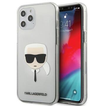 Husa Karl Lagerfeld Husa Karl's Head iPhone 12 Pro Max Transparent
