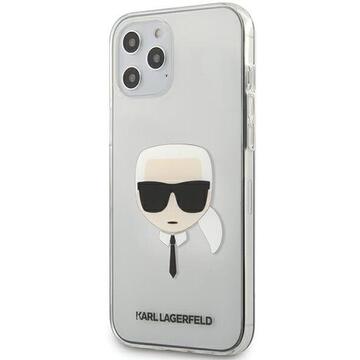 Husa Karl Lagerfeld Husa Karl's Head iPhone 12 Pro Max Transparent