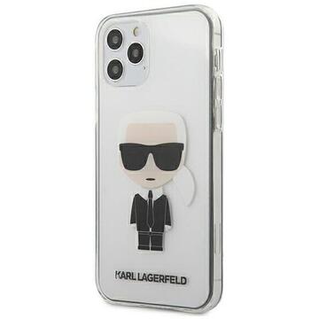 Husa Karl Lagerfeld Husa Ikonik iPhone 12 / 12 Pro Transparent