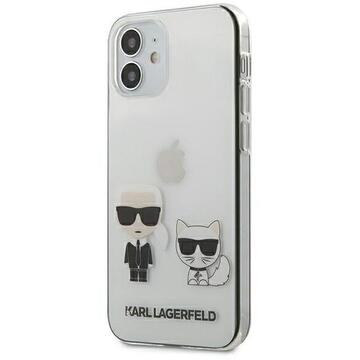 Husa Karl Lagerfeld Husa Karl &amp; Choupette iPhone 12 Mini Transparent