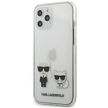 Husa Karl Lagerfeld Husa Karl &amp; Choupette iPhone 12 Pro Max Transparent